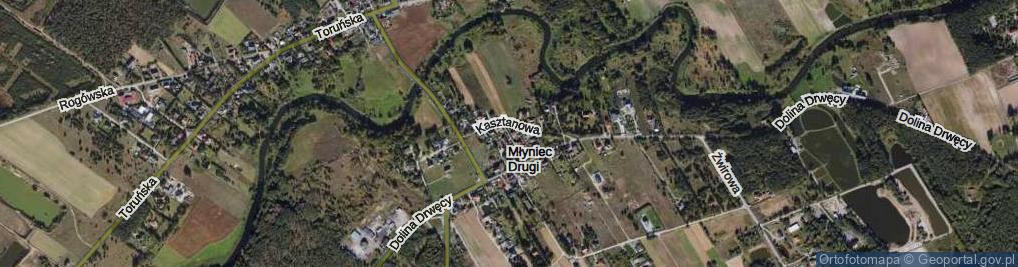 Zdjęcie satelitarne Brzozowa ul.